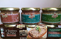 Паштет Свиной 3 terrines de pate 3х180г франция