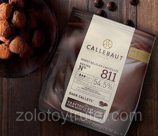 Чорний шоколад 54,5 % какао 0,4 кг (811), Callebaut
