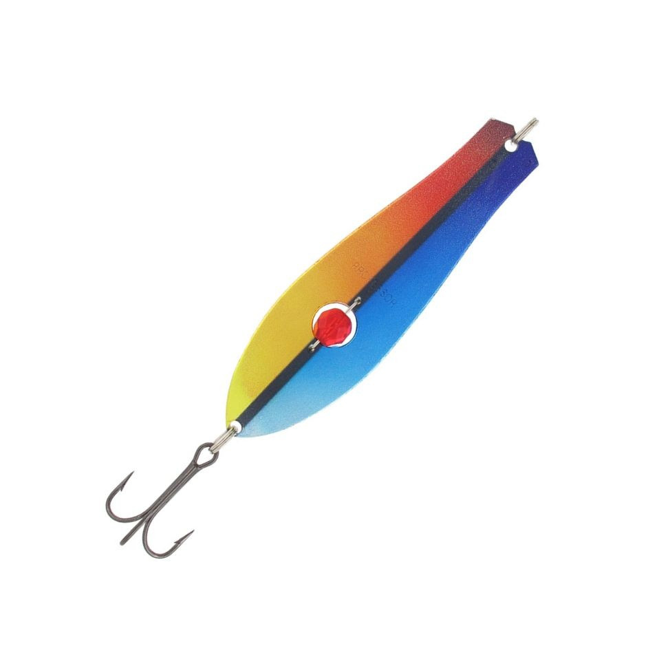 Блешня Kuusamo Professor 2 з каменем Heavy 90mm 26gr колір BLU/BL/Yes