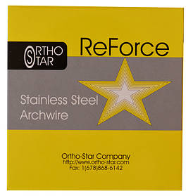 Дуги стальні, ReForce, круглі, на нижню щелепу, Ortho - Srat (Орто - Стар), USA (США) LW14