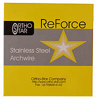 Дуги сталеві, ReForce, прямокутні, на верхню щелепу, Ortho-Star (Орто- Стар), USA (США)