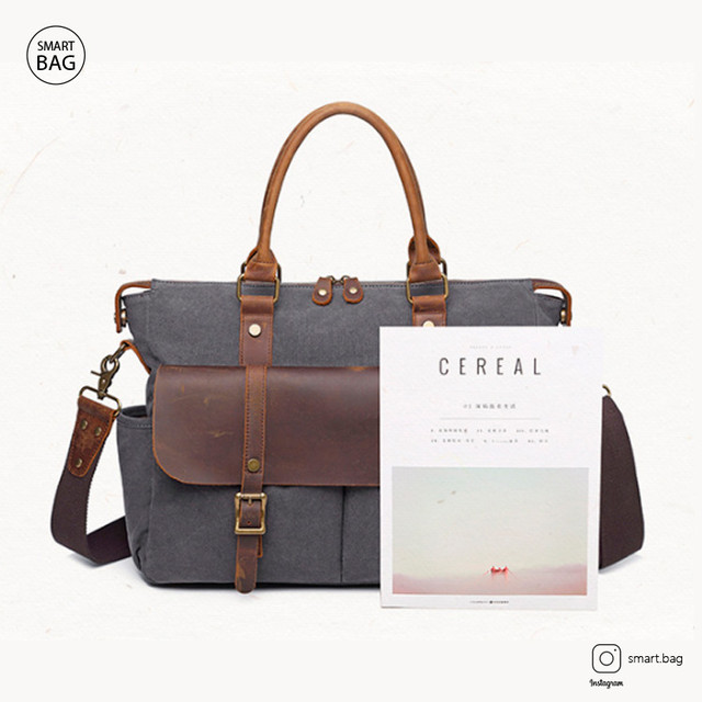 Чоловічий вінтажний портфель S. c.cotton