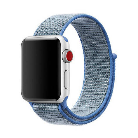 Ремінець нейлоновий для Apple Watch (42/44/45/49 mm) Tahoe blue 15, фото 1