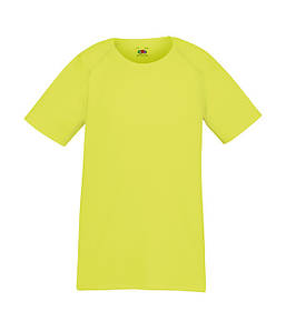 Дитяча спортивна футболка Яскраво-Жовтий 140 см