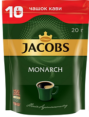 Кава розчинна сублімована Jacobs Monarch 20 г у м'якій упаковці