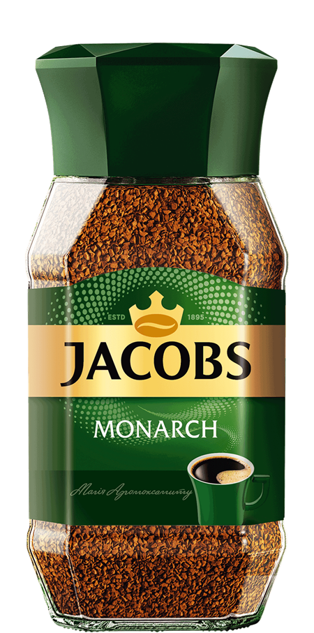 Кава розчинна Якобс сублімована Jacobs Monarch 200 г в скляній банці натуральна