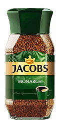 Кава розчинна Якобс сублімована Jacobs Monarch 200 г в скляній банці натуральна