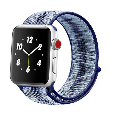 Ремінець нейлоновий для Apple Watch (42/44/45/49 mm) STRIP Midnight blue 24, фото 1