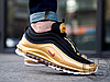 Чоловічі кросівки Nike Air Max 97 Black Metallic Gold AT5458-002, фото 7