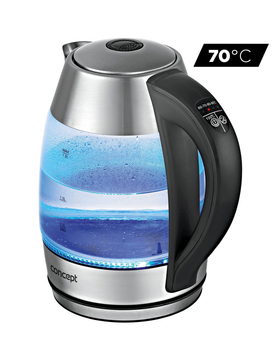 Електричний чайник скляний Concept RK4065 Чехія