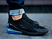 Чоловічі кросівки Nike Air Max 270 Black Photo Blue AH8050-009, фото 3