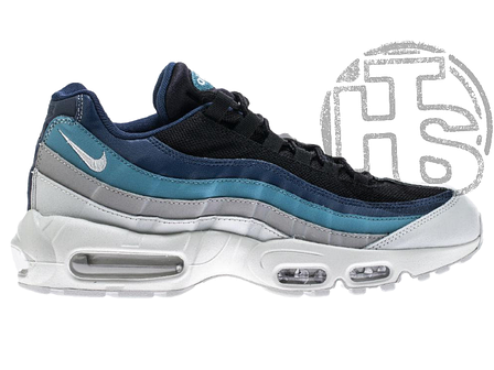 Чоловічі кросівки Nike Air Max 95 Reverse Stash Platinum/Navy Aqua/Black 749766-026, фото 1