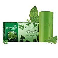 Мило Біо Базилік и Петрушка поживне 150г.,Bio Basil & Parsley REVITALIZING BODY SOAP With Pure Fruit &