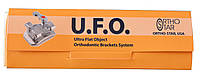 Брекети металеві Ortho-Star (Орто- Стар) UFO Standard, комплект на верхню щелепу 10 шт., 022" паз, USA (США)