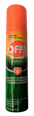 Аерозоль від комарів Off Extreme 100 мл, фото 1