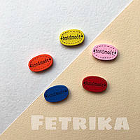 Ґудзики "Hand made" дерев'яні, 20*13 мм, Мікс