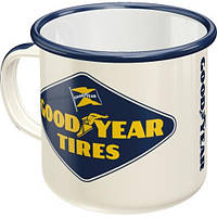 Эмалированная чашка Goodyear - Logo | Nostalgic-Art 43205