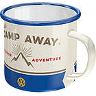 Емальована чашка V VW Bulli - Let Camp away | Ностальгічне-Art 43206, фото 3