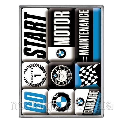 Набір з 9 магнітів Ностальгічне-Art BMW - Motor (83097)