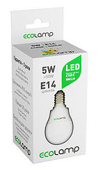 Світлодіодна лампочка LED ECOLAMP C37-5W-E27-500lm-4100K