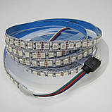 Світлодіодна стрічка 12V 5050(120LED/м) IP20 RGB, фото 3