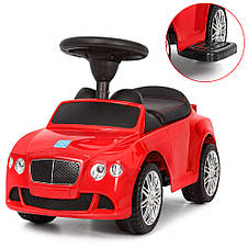Каталка толокар 2в1 з батьківською ручкою Bentley M 3901L-3 (музика), фото 4