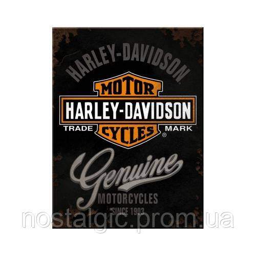 Магніт Ностальгічне-Art Harley-Davidson Genuine Logo (14225)