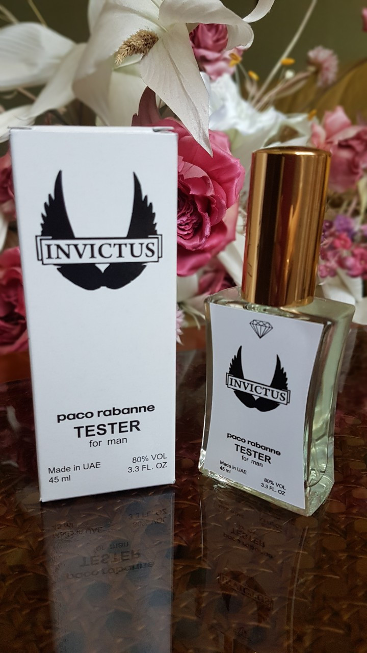 Paco Rabanne Invictus чоловічий парфум тестер 45 ml Diamond виробництва ОАЕ