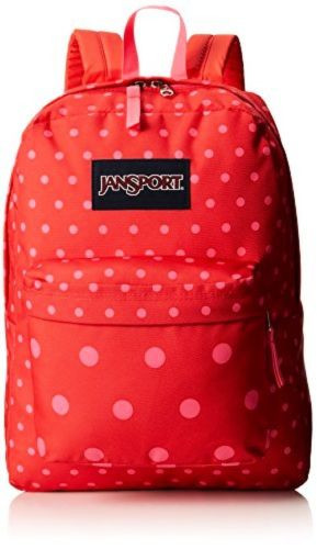 Рюкзак JanSport SuperBreak Backpack Coral Dusk Dots