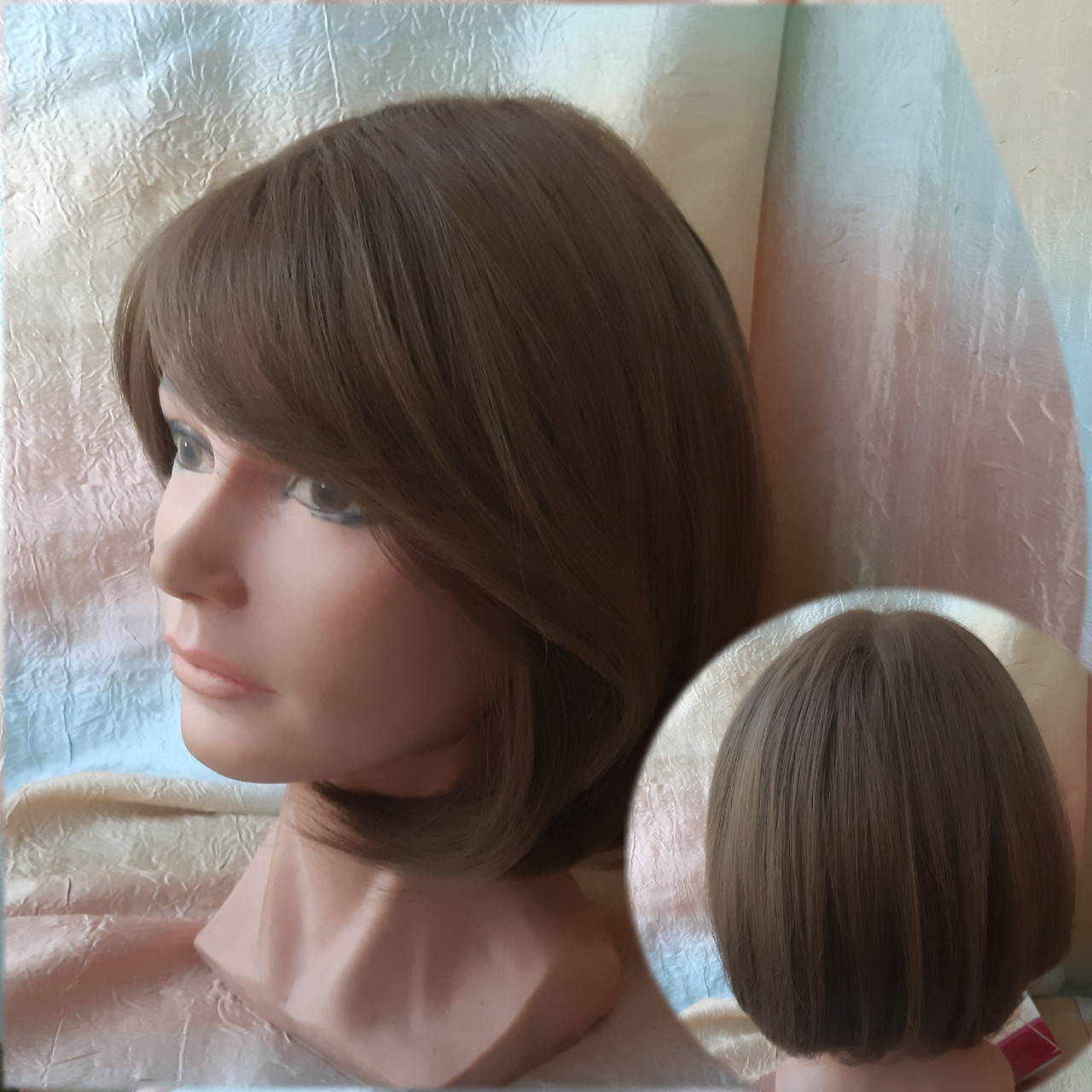 Перука з термоволокна каре русявий 2736t-10, фото 1