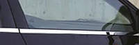 Накладки на молдинг стекла Volkswagen Jetta 2006-2011 нержавейка,4шт