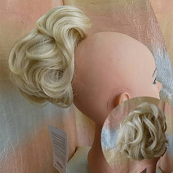 Хвіст короткий пишний на крабі платіновий BABY-26