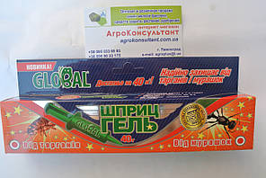 Гель- шприц Глобал, 40 г — інсектицид проти всіх видів тарганів і мурах, на 40 м²