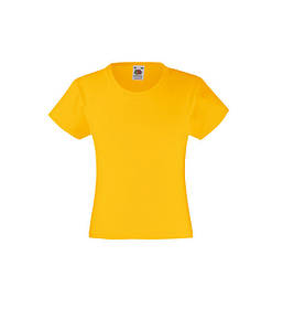 Футболка для дівчаток Valueweight Сонячно-Жовтий 104 см
