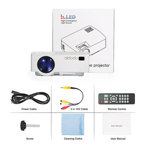 Проектор для смартфона для iPhone Android Aidodo -1800 lumen, цена 3300 ...