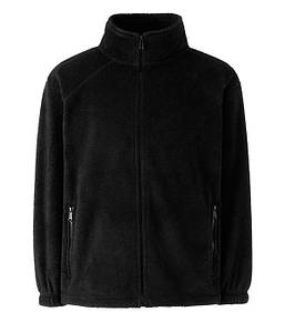 Дитяча флісова кофта на замку 36 Чорний, 104