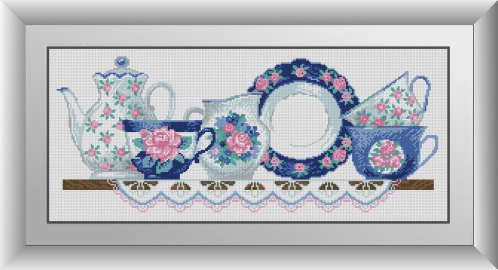 Картина мозаїка Сервіз Dream Art 30863 (29 х 67 см), фото 1