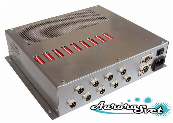 БУС-3-09-350MW блок керування світлодіодними світильниками, кол-в драйверів — 9, потужність 350W.