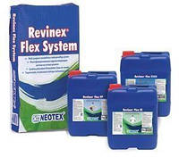 Полимер-цементная гидроизоляционная смесь Neotex Revinex Flex System A+Revinex Flex FP 32 кг серая