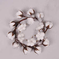 Віночок із бавовною 22 см.