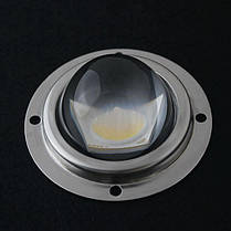 Лінза для світлодіодної матриці 20-200W SL-78 78мм 30-45* з кріпленням Код.59625, фото 3