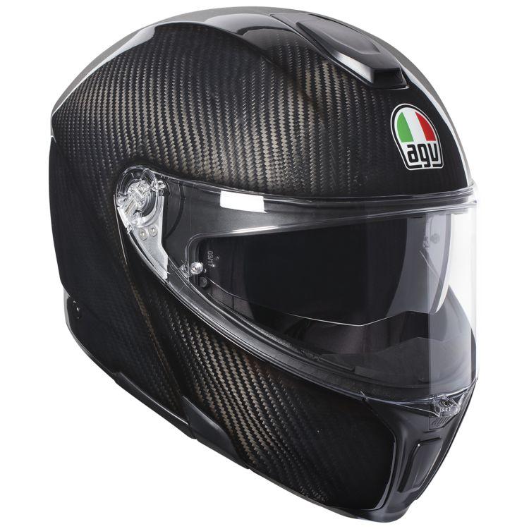 Мотошолом AGV Sportmodular Matt Carbon (чорний)