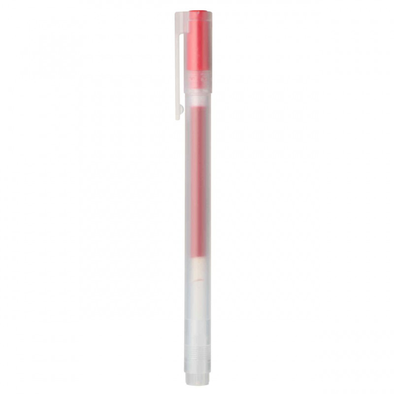 Ручка MUJI гелева червона 0,5 мм GEL-Ink (4550002796808)