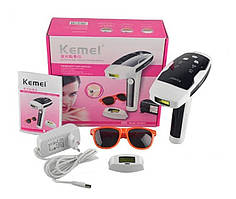 Лазерний Епілятор для Обличчя і Тіла Kemei KM-6812 Жіночий Фотоепілятор