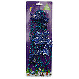 Ялинкова іграшка підвіска з прикрасами, 2,7 м, синій, пластик, текстиль (471164-4), фото 3