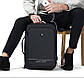 Деловой бизнес-рюкзак портфель Arctic Hunter B00227L с расширителем 10см, USB портом, объемом до 41л, фото 4