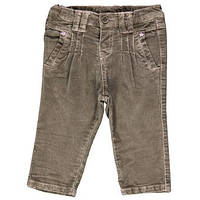 Модные детские велюровые брюки для девочки 0-2 BRUMS Италия 133BEBH002 Коричневый 80, Весенне-летний