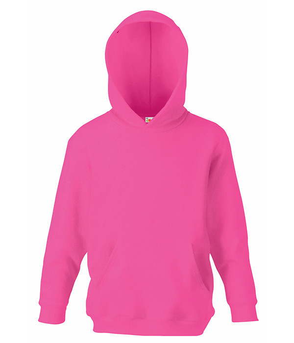 Дитяча толстовка з капюшоном Малиновий 128 см, фото 1