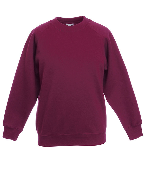 Дитячий світшот Fruit of the Loom Бордовий 104 см, фото 1