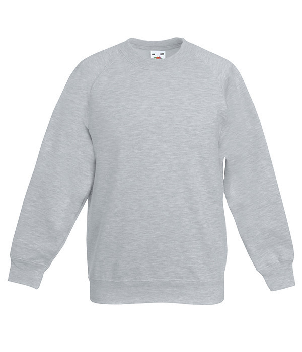 Дитячий світшот Fruit of the Loom Сіро-Ліловий 104 см, фото 1